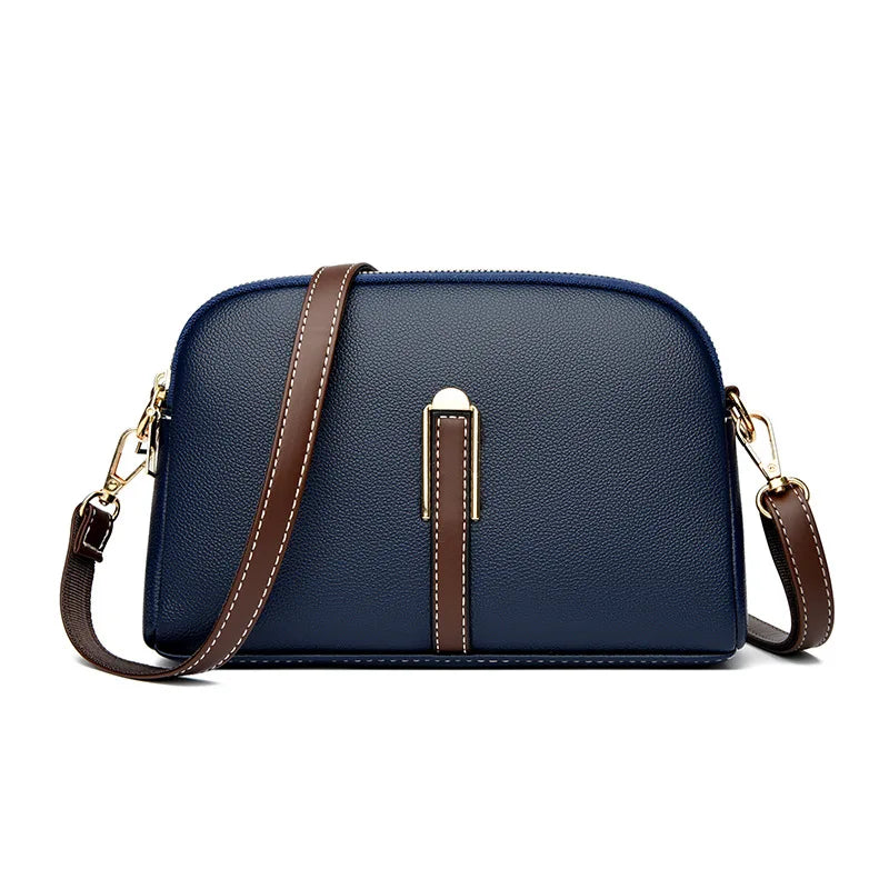 Luxury Genuine Leather Crossbody Shoulder Bag for Women