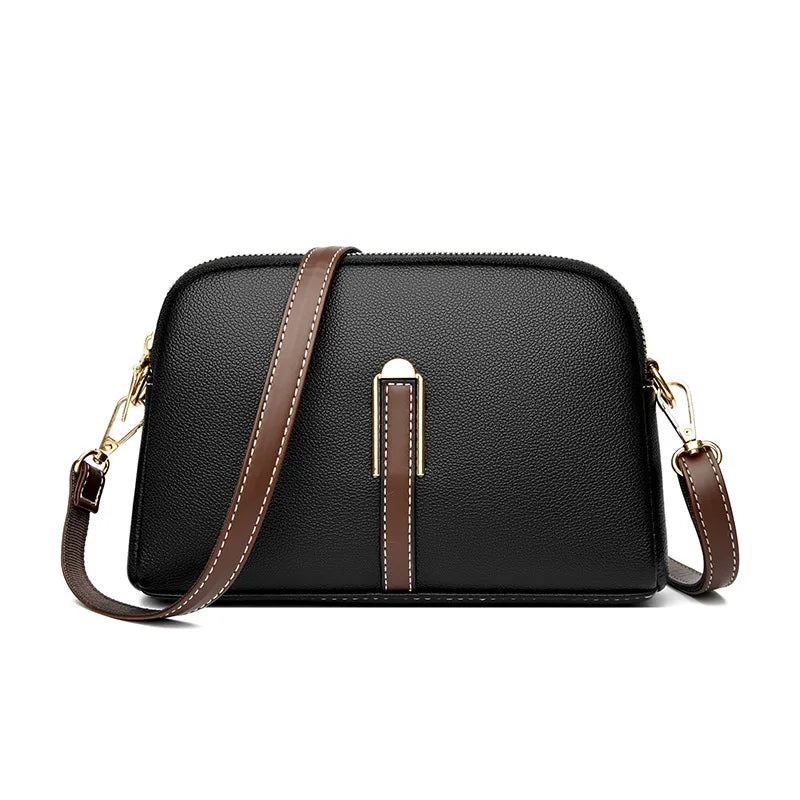 Luxury Genuine Leather Crossbody Shoulder Bag for Women