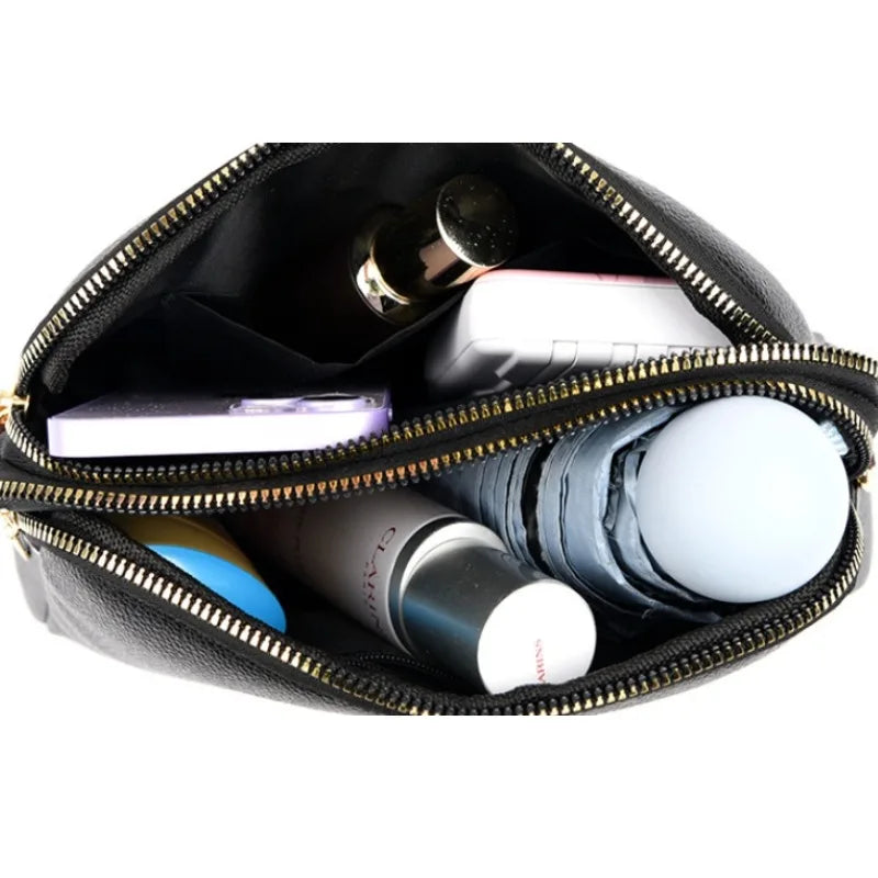 Luxury Genuine Leather Crossbody Shoulder Bag for Women
