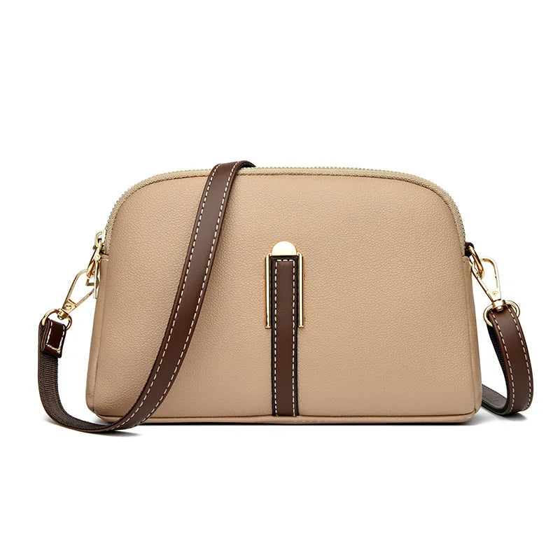 Luxury Genuine Leather Crossbody Shoulder Bag for Women