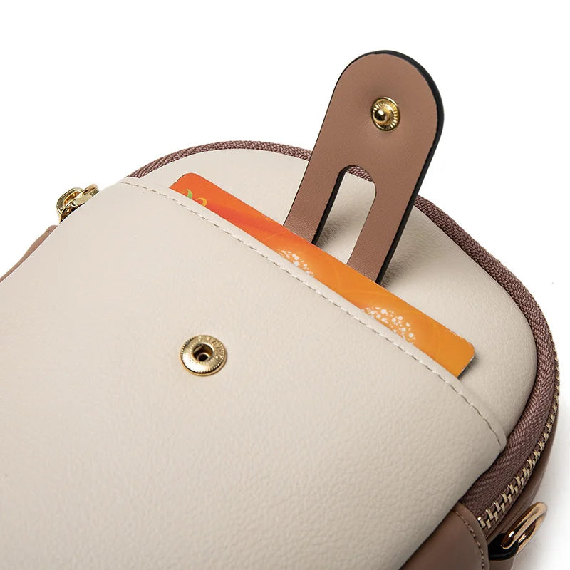 Soft PU Crossbody Phone Bag – Minimalist Edition