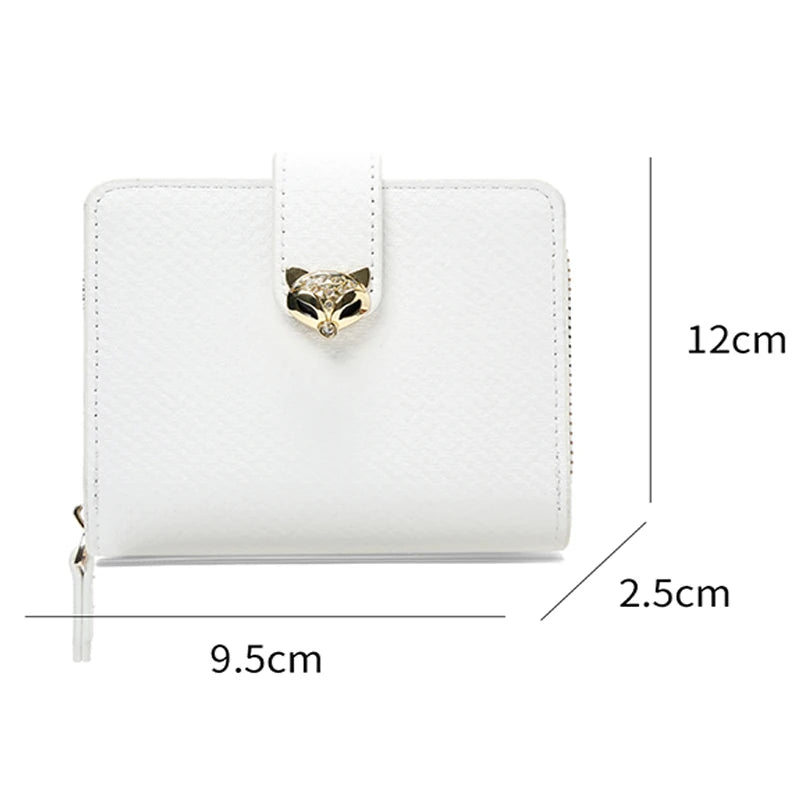 Foxer Elegant Slim PU Leather Women Wallet