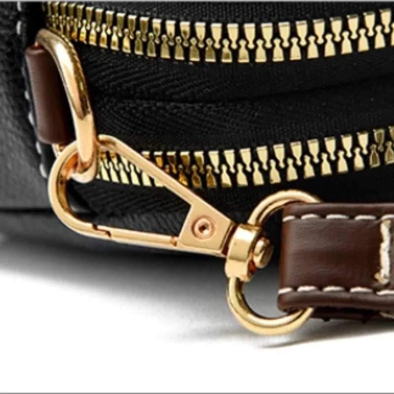 Luxury Genuine Leather Crossbody Shoulder Bag for Women