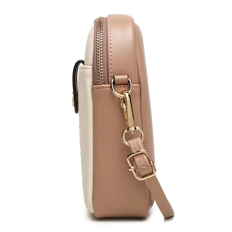 Soft PU Crossbody Phone Bag – Minimalist Edition