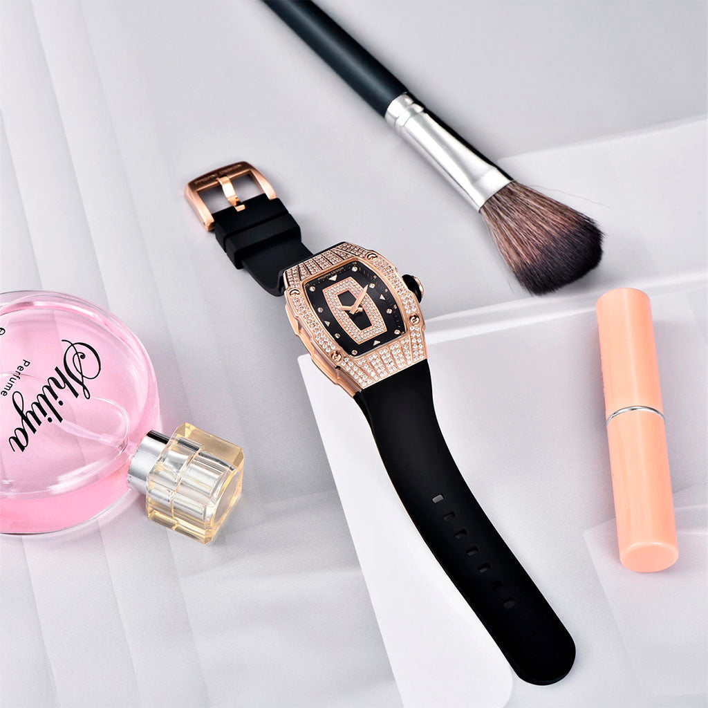 Pagani Design Rose Black Women's Watch