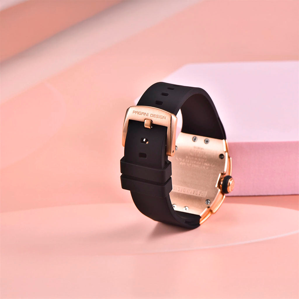 Pagani Design Rose Black Women's Watch
