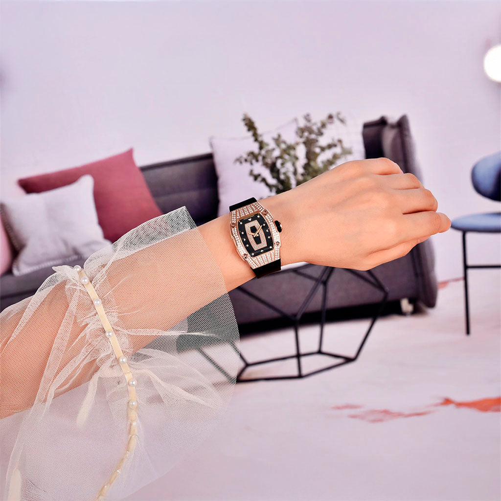 Pagani Design Rose Black Women's Watch
