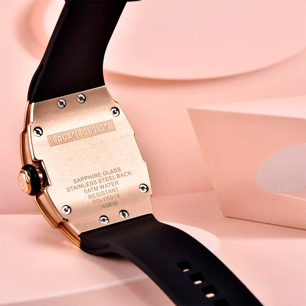Pagani Design Rose Black Women's Watch