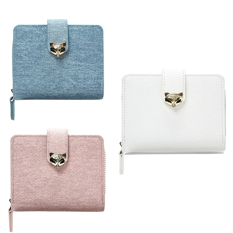 Foxer Elegant Slim PU Leather Women Wallet