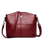 Elegant Embroidered Leather Tote & Crossbody Bag for Women