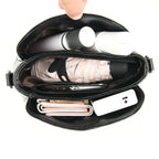 Elegant Embroidered Leather Tote & Crossbody Bag for Women