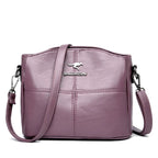 Elegant Embroidered Leather Tote & Crossbody Bag for Women