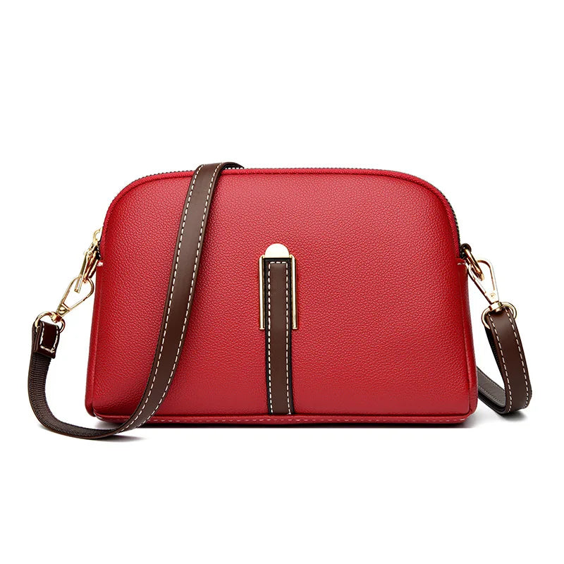 Luxury Genuine Leather Crossbody Shoulder Bag for Women