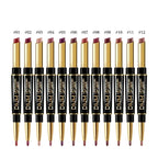 Lip Liner Lipstick - Waterproof and Long Lasting 2 in 1