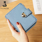 Foxer Elegant Slim PU Leather Women Wallet