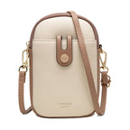 Soft PU Crossbody Phone Bag – Minimalist Edition