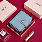 Foxer Elegant Slim PU Leather Women Wallet